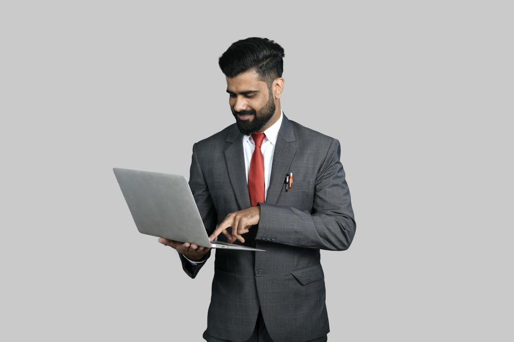 Business owner checking a buyer’s GST details